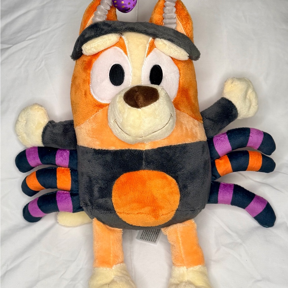 Bluey Halloween Bingo Jumbo Plush Spider Costume Stuffed Toy Pre-Owned‎